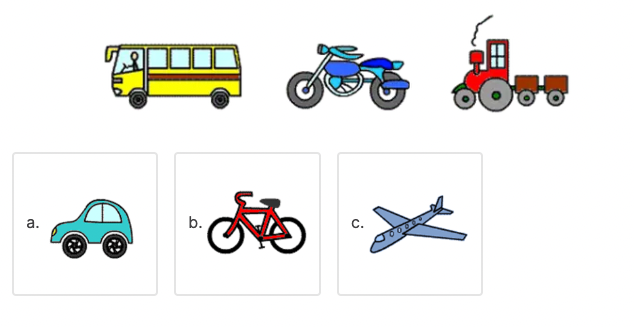 CogAT 1st Grade Practice Test Questions - Verbal Example