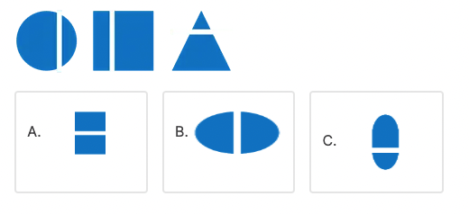 CogAT Kindergarten Practice Test Questions - Non-verbal Example