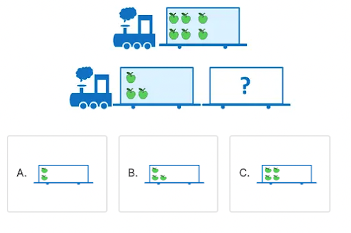 CogAT Kindergarten Practice Test Questions - Quantitative Question